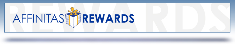 Affinitas Rewards Program graphic header - logo