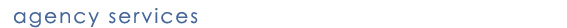 agency services