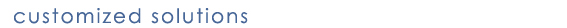 customized solutions page title